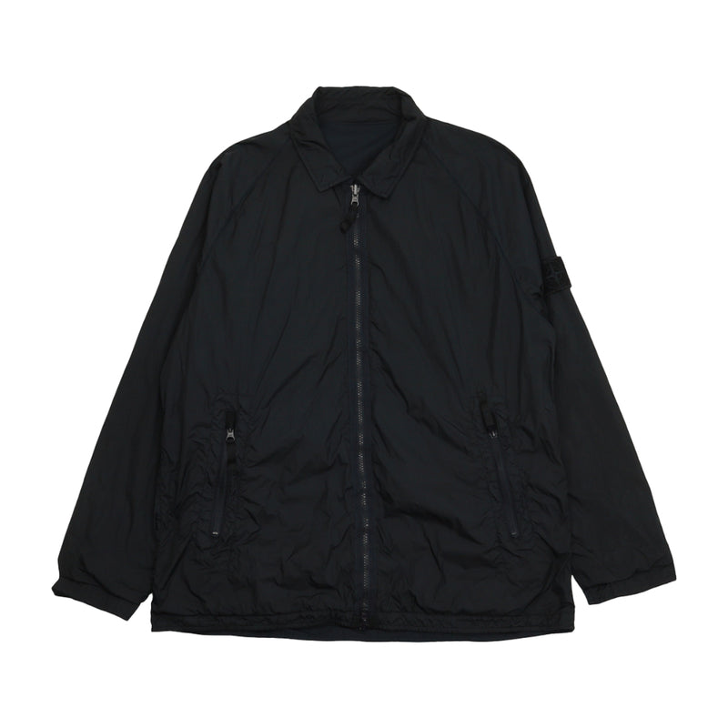 Stone Island S/S 21 Reversible Ghost Jacket in Navy, front