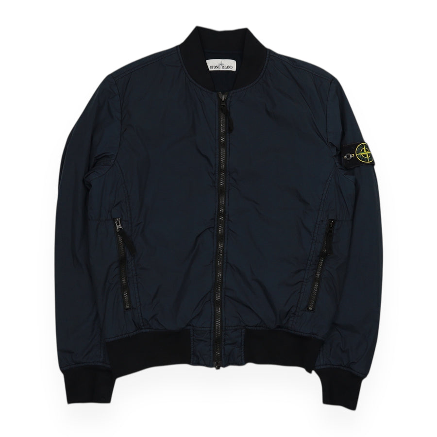 Stone Island AW17 Garment Dyed Crinkle Reps NY Bomber Jacket
