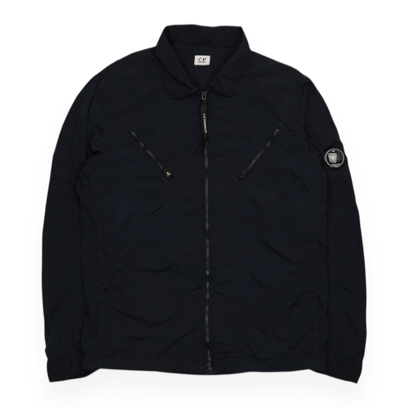 C.P. Company Chrome Zip Pockets Jacket in Navy, front