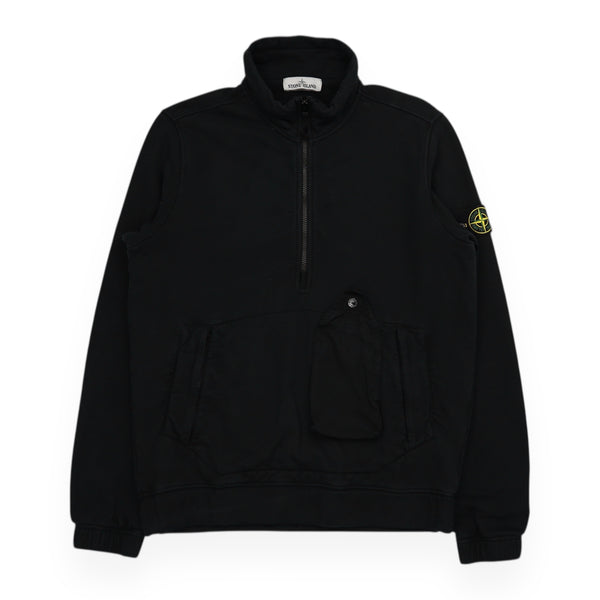 Stone Island Half Zip Pocket Smock  Jumper Sweatshirt
