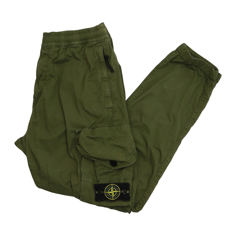 Stone Island A/W 23 Type RE-T Cargo Pants in Khaki, front