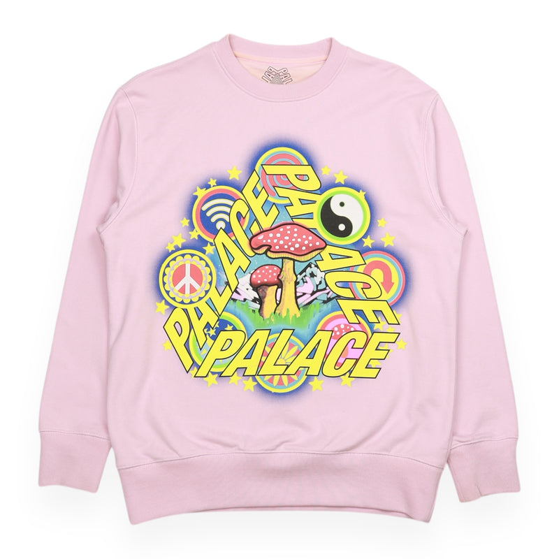 Palace Bun 5g Sweatshirt in Pink, front