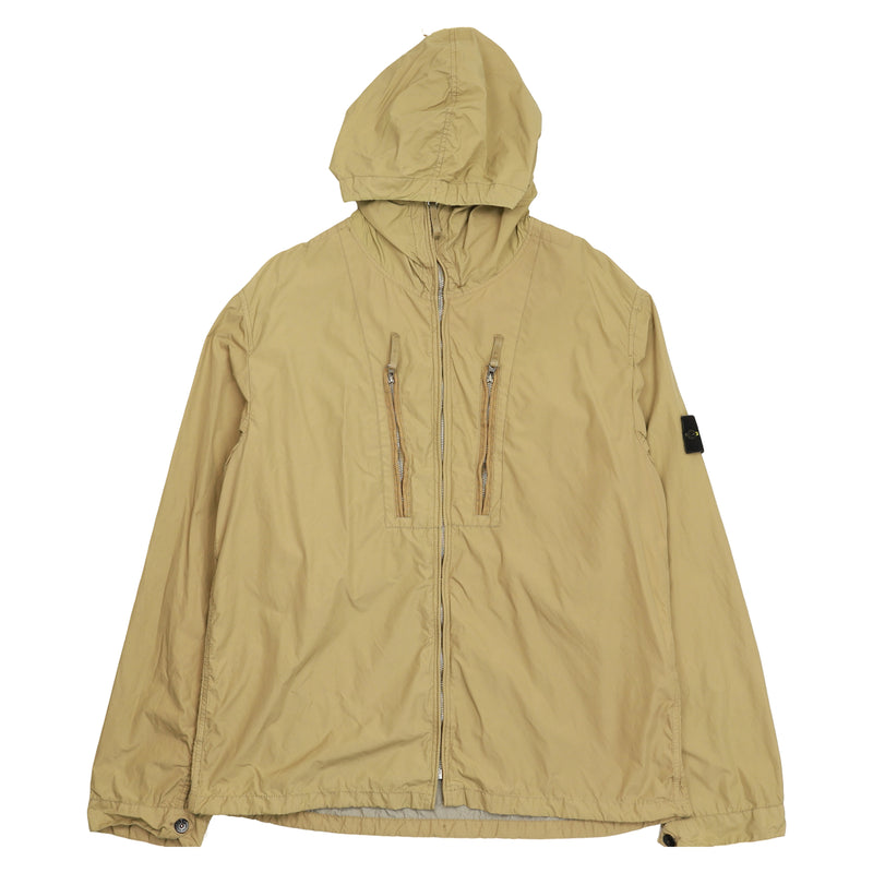 Stone Island S/S 08 Poly Coated Technical Jacket in Khaki, front