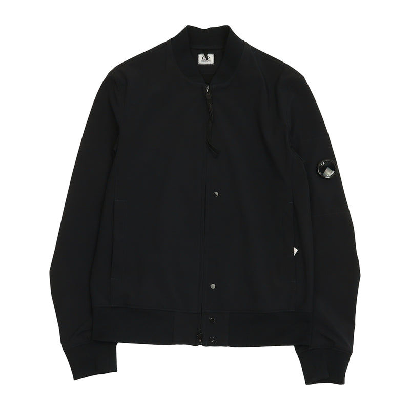 C.P. Company S/S 18 C.P. Shell Lens Bomber Jacket in Navy, front
