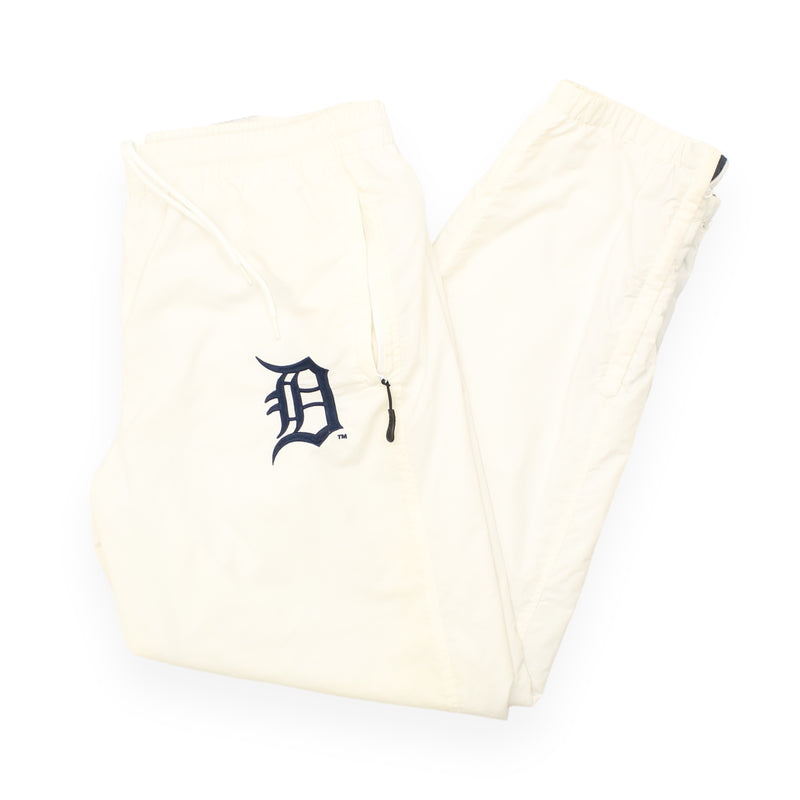 Palace x Detroit Tigers New Era Track Pants in White, front