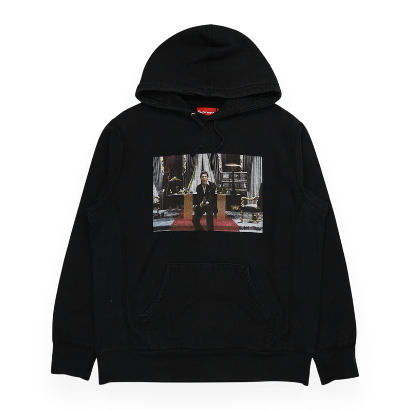 Supreme Scarface Friend Hoodie in Black, front
