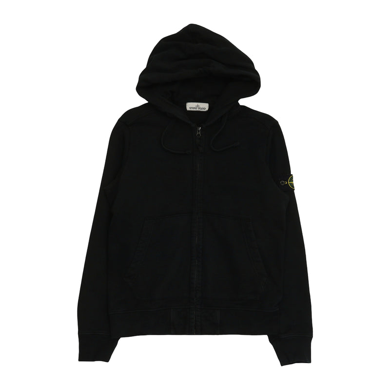 Stone Island A/W 19 Full Zip Hoodie in Navy, front