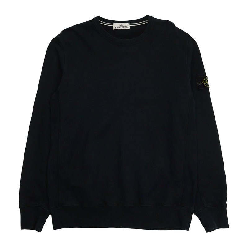 Stone Island A/W 15 Garment Dyed Sweatshirt in Navy, front