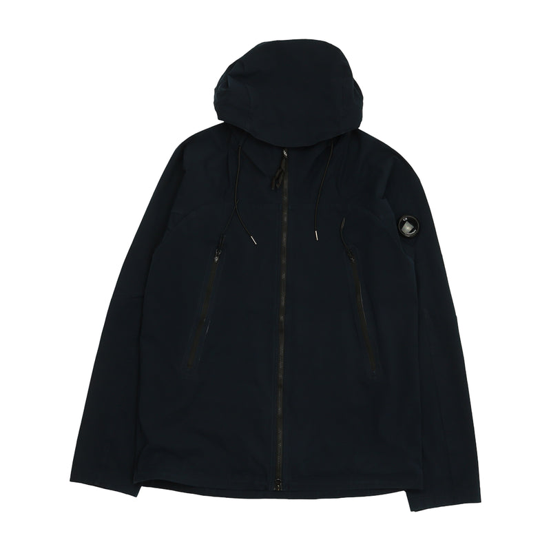 C.P. Company Pro-Tek Hooded Lens Jacket in Navy, front