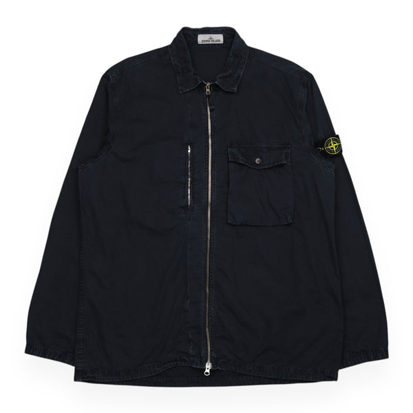 Stone Island SS19 Washed Canvas Overshirt