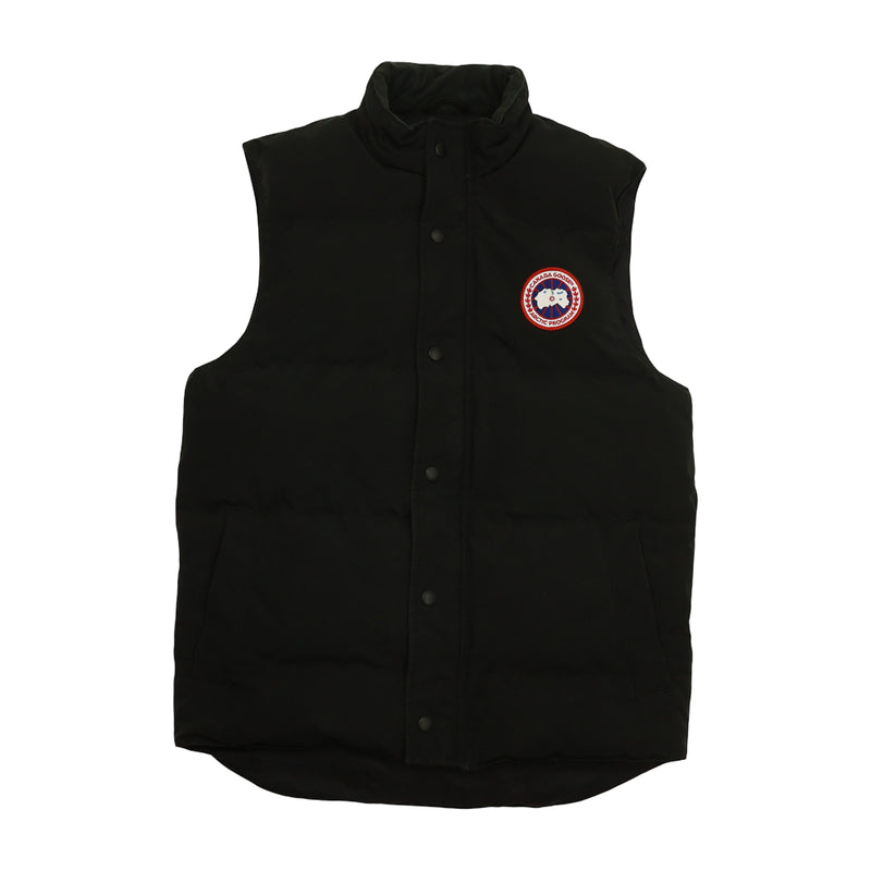 Canada Goose Garson Vest Gilet in Black, front