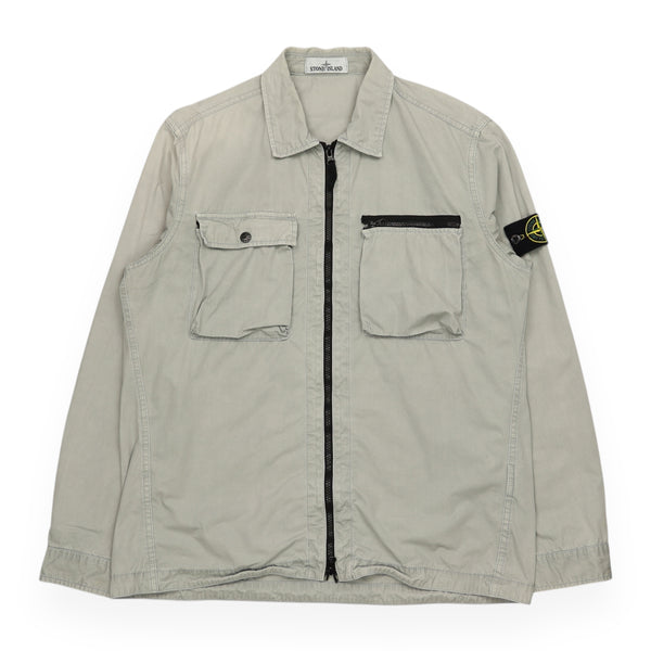 Stone Island SS17 Garment Dyed Pocket Zip Overshirt