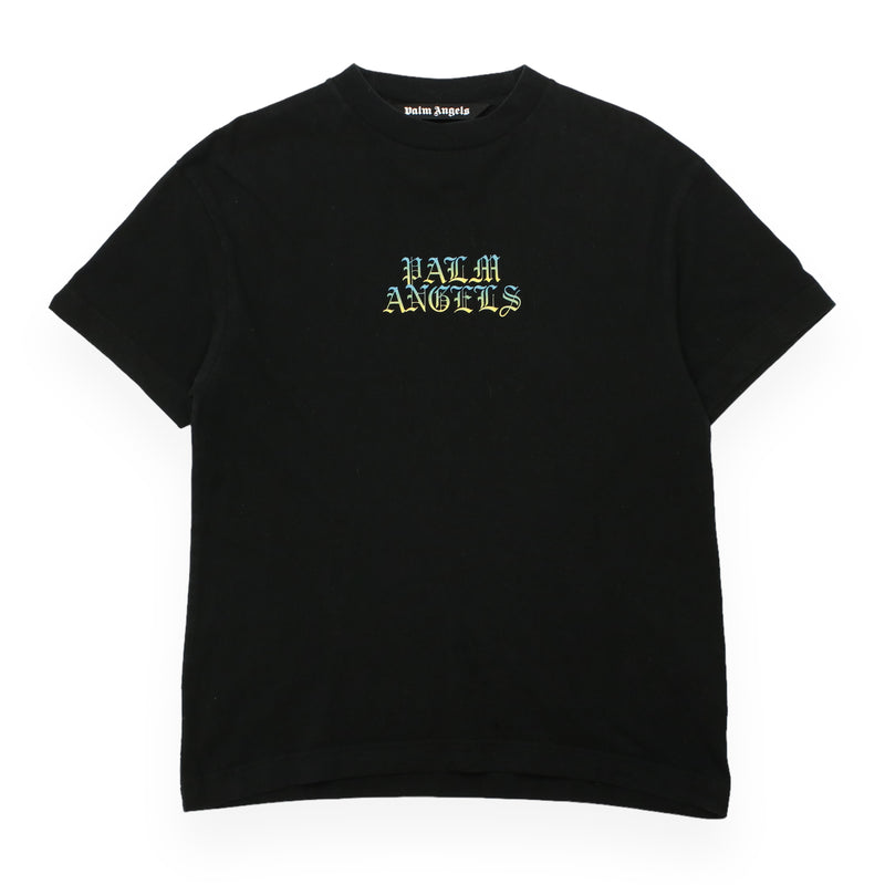 Palm Angels Hue Gothic T-Shirt in Black, front