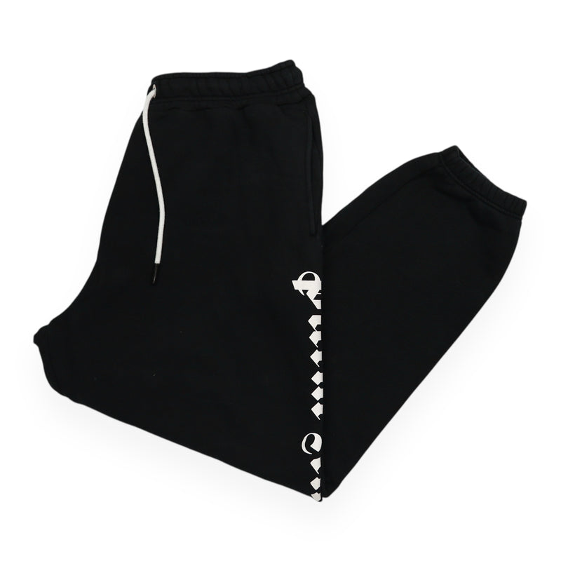 Palm Angels Side Logo Jogger Pants in Black, front
