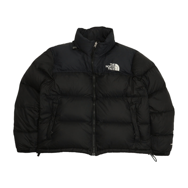 The North Face 700 Nuptse Puffer Jacket in Black, front