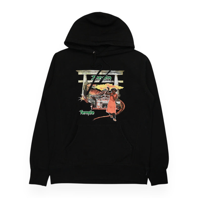 Supreme S/S 16 Barrington Levy & Jah Life Shaolin Temple Hoodie in Black, front