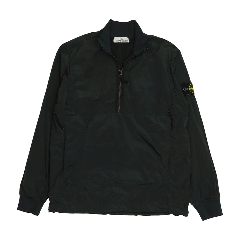 Stone Island A/W 17 Nylon Metal Smock Sweatshirt in Black, front