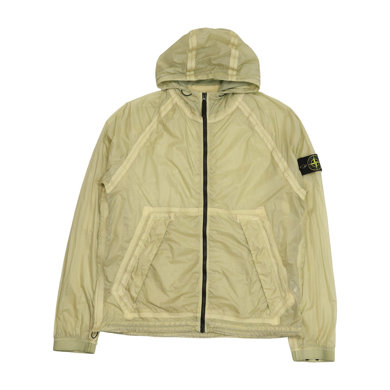 Stone Island S/S 15 Hyper Light Membrana TC Jacket in Beige, front