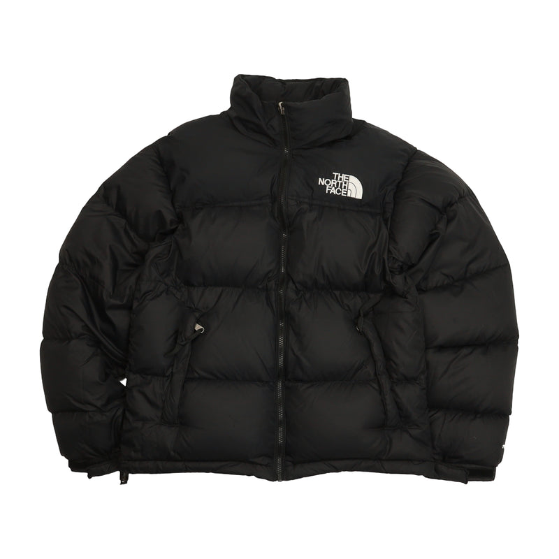 The North Face 700 Nuptse Puffer Jacket in Black, front