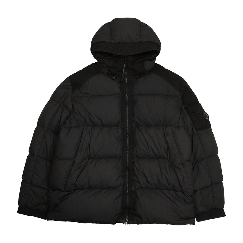 C.P. Company A/W 20 Taylon L Down Puffer Jacket in Grey, front