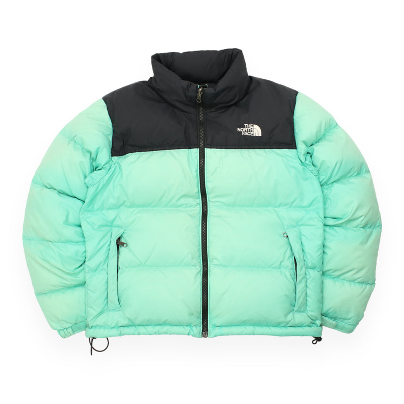 The North Face 700 Nuptse Puffer Jacket in Green, front