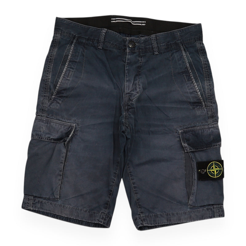Stone Island Type SL Cargo Shorts in Navy, front