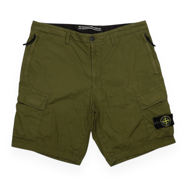 Stone Island Stretch Cotton Tela Cargo Shorts