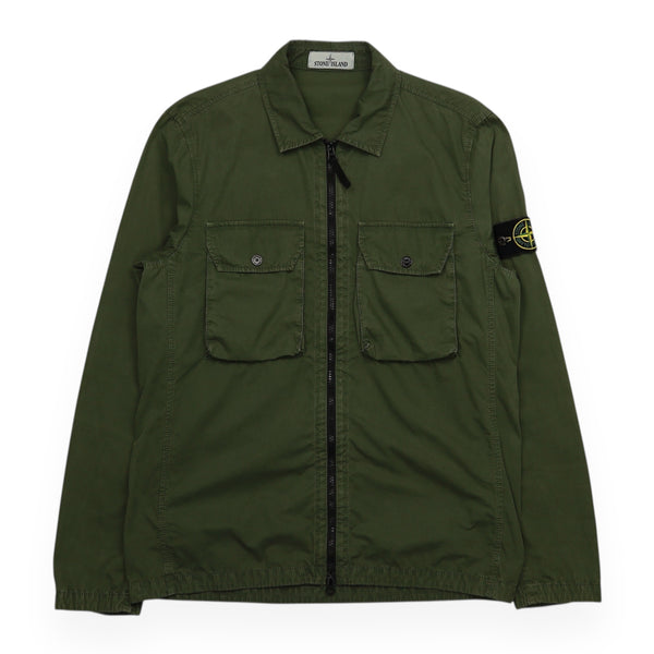 Stone Island A/W 21 2 Pocket Brushed Cotton Overshirt