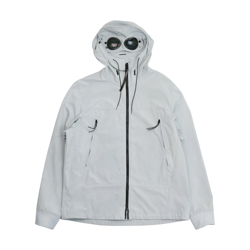 C.P. Company S/S 22 Shell-R Goggle Jacket in Baby Blue, front