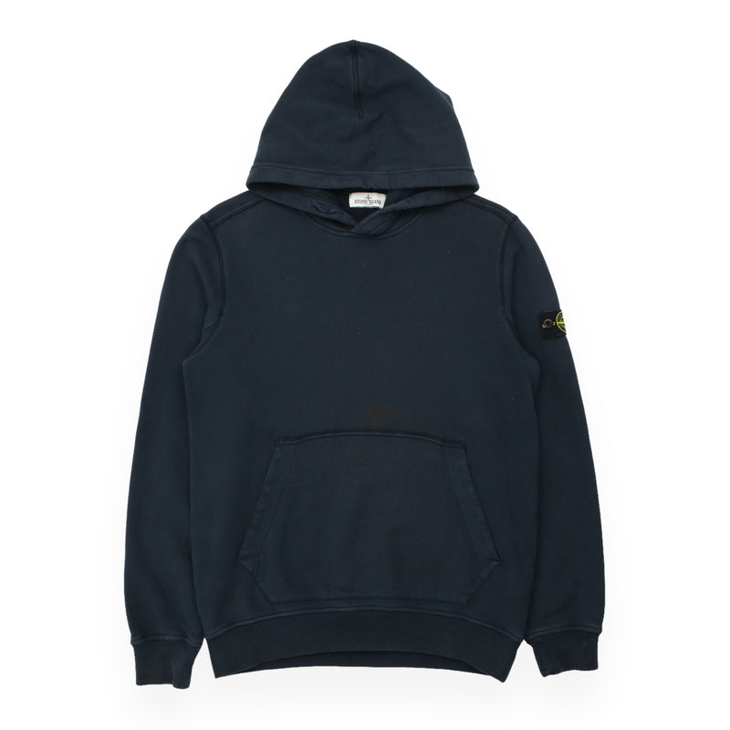 Stone Island Junior A/W 18 Hoodie in Navy, front