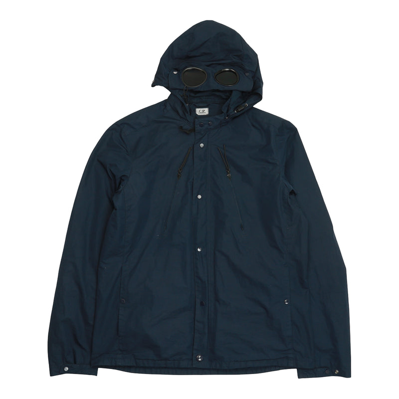 C.P. Company A/W 18 Micro-M Goggle Jacket in Navy, front