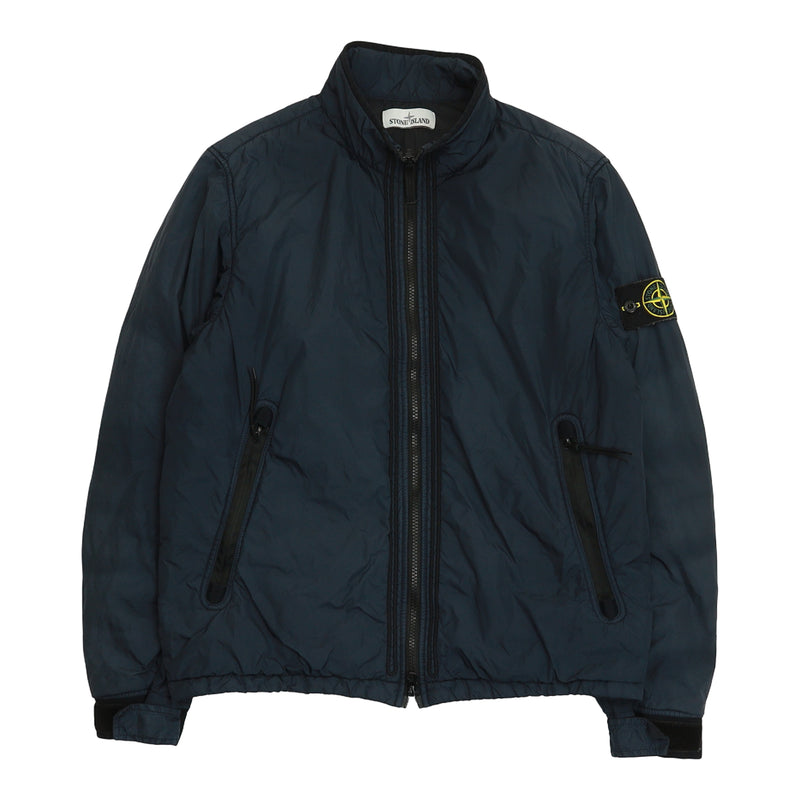 Stone Island A/W 18 Crinkle Reps NY Jacket in Navy, front