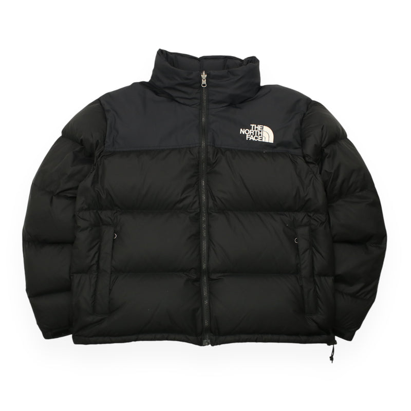 The North Face 700 Nuptse Puffer Jacket in Black, front
