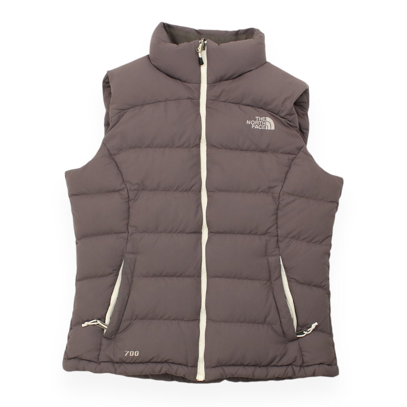The North Face 700 Nuptse Gilet in Purple, front