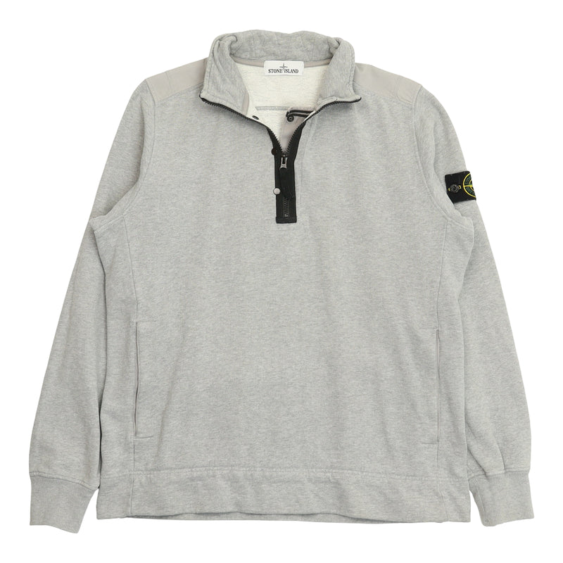 Stone Island A/W 14 Half Zip Jumper in Grey, front