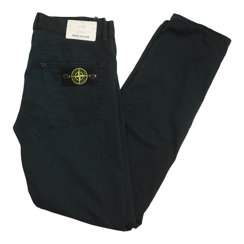 Stone Island S/S 17 RE-T Jeans Pants in Navy, front