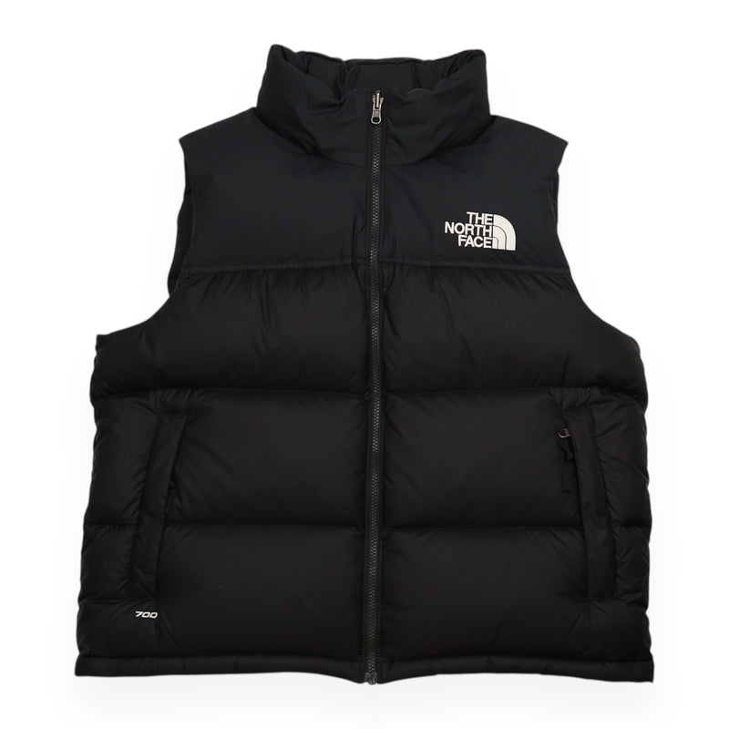 The North Face 700 Nuptse Gilet in Black, front