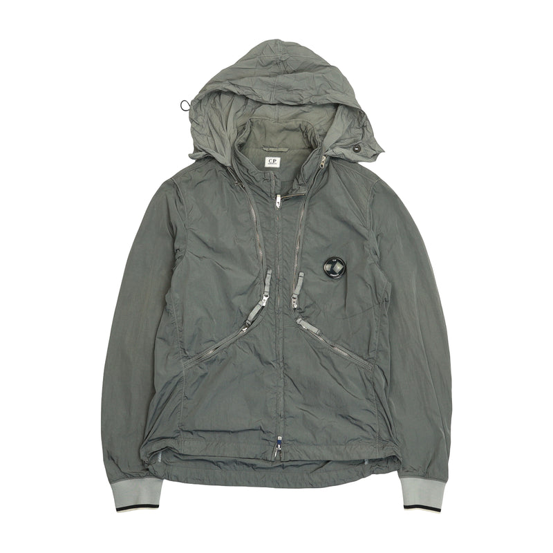 C.P. Company S/S 15 Chrome Multi Zip Chest Lens Jacket — front view — IMG_8534