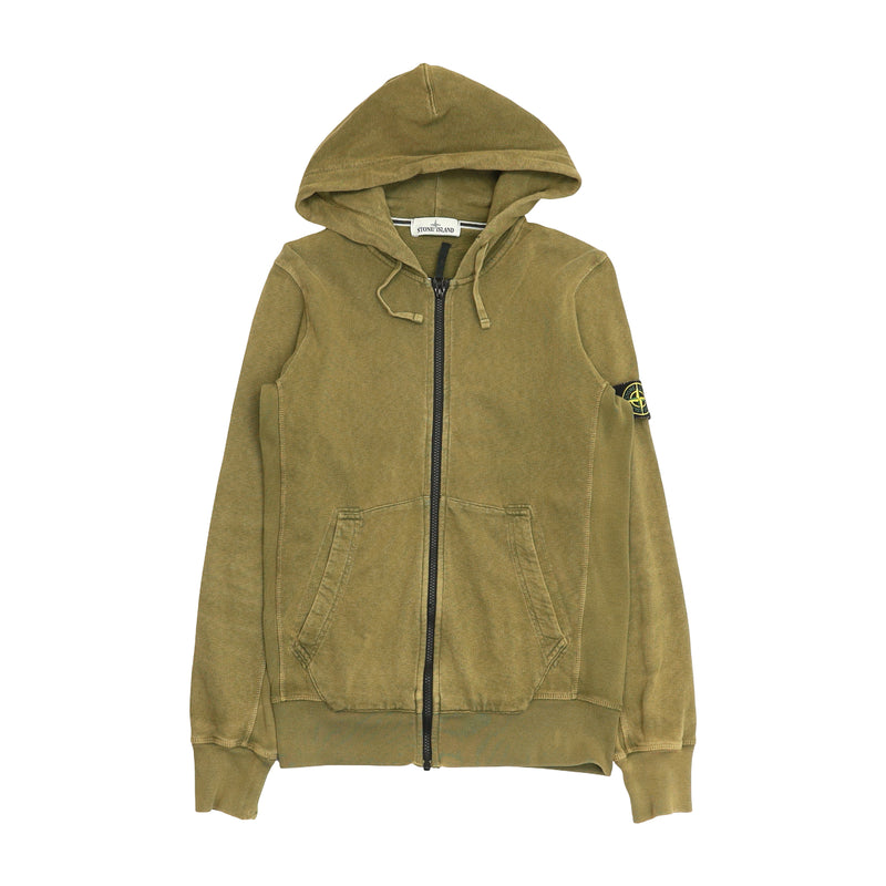 Stone Island S/S 17 Midweight Full Zip Hoodie — front view — IMG_8615