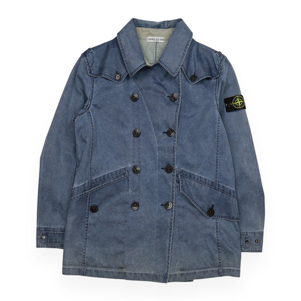Stone Island S/S 10 Cotton Double Breasted Dust Trench Jacket