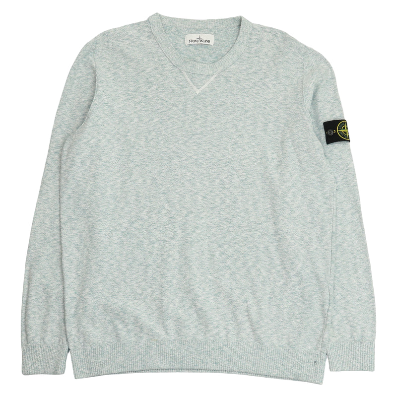 Stone Island S/S 20 Melange Crew Knit Jumper | front | IMG_8748.jpg | SGPHOTO:006054:1328828d7e20b824