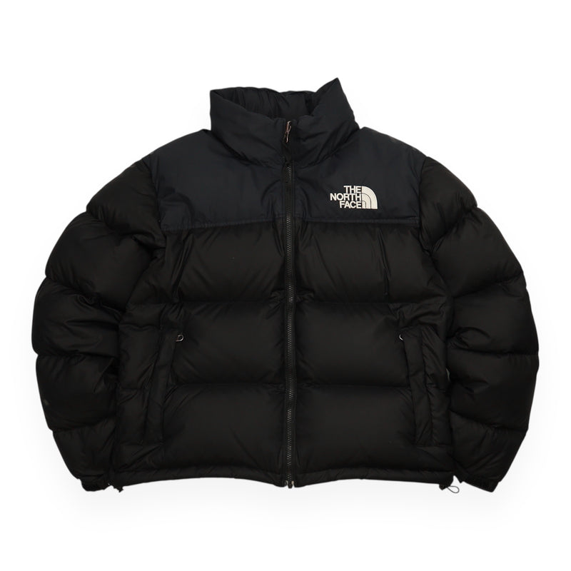 The North Face 700 Nuptse Puffer Jacket in Black, front