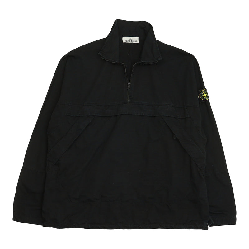Stone Island A/W 20 Ripstop Half Zip Smock Overshirt | front | IMG_9019.jpg | SGPHOTO:006083:2c5ad623805c447f