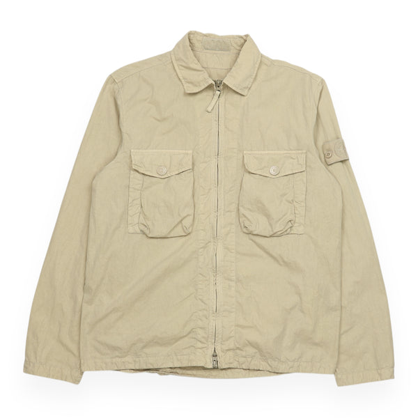 Stone Island S/S 19 Ghost Resin Cotton Overshirt