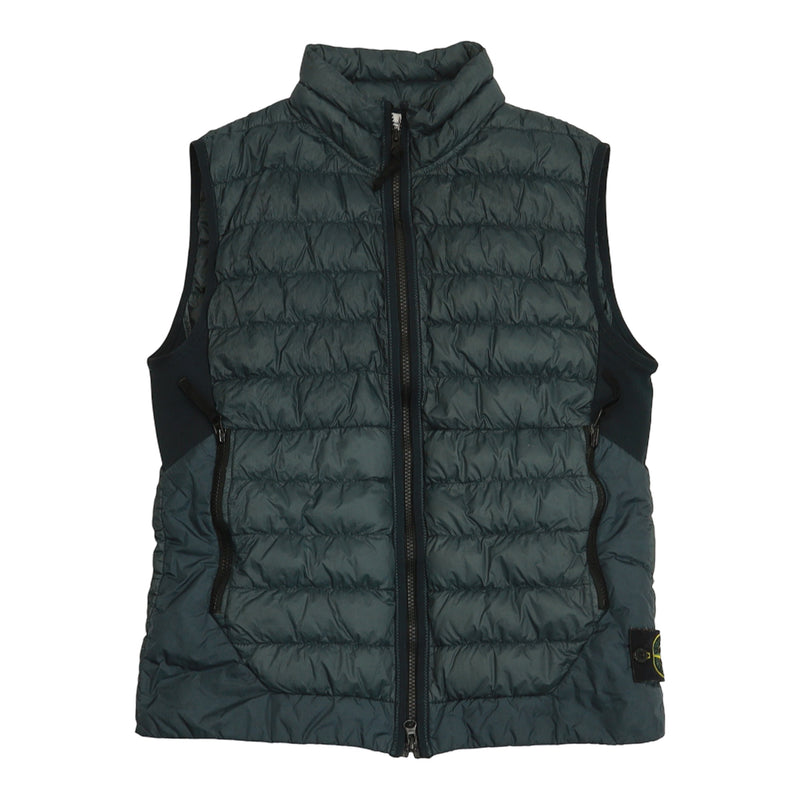 Stone Island S/S 18 Garment Dyed Micro Yarn Down Gilet | front | IMG_9091.jpg | SGPHOTO:006070:5aace450d2bc7d29
