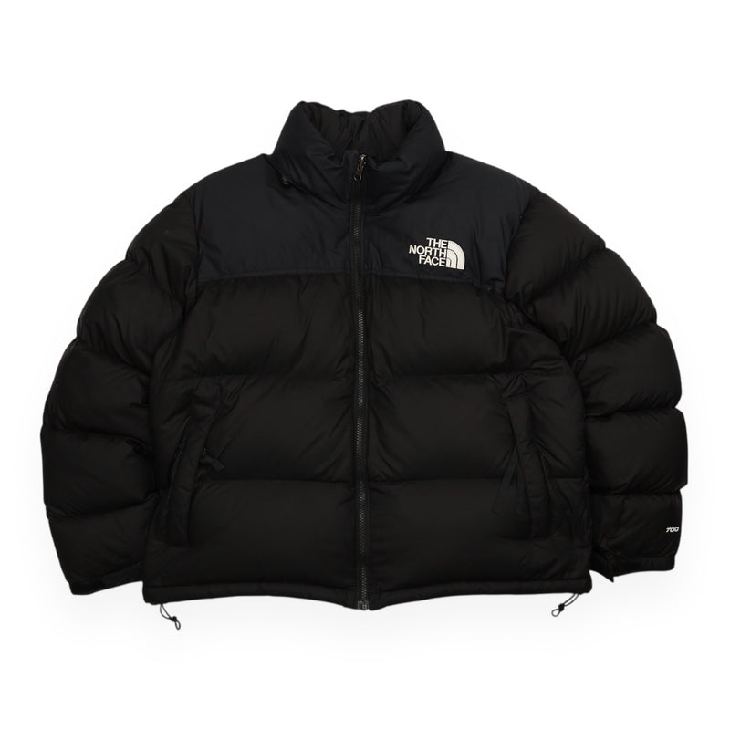 The North Face 700 Nuptse Puffer Jacket in Black, front