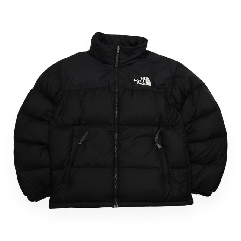 The North Face 700 Nuptse Puffer Jacket in Black, front