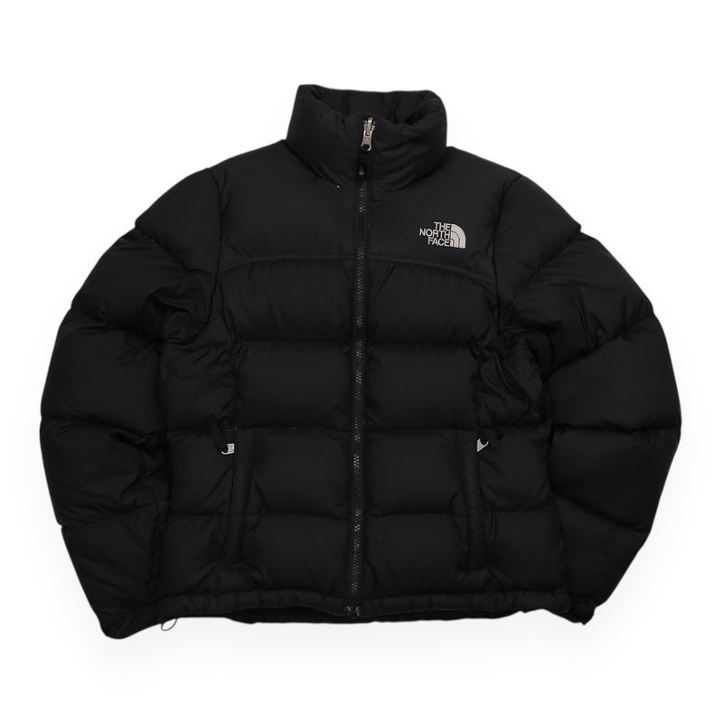 The North Face 700 Nuptse Puffer Jacket in Black, front
