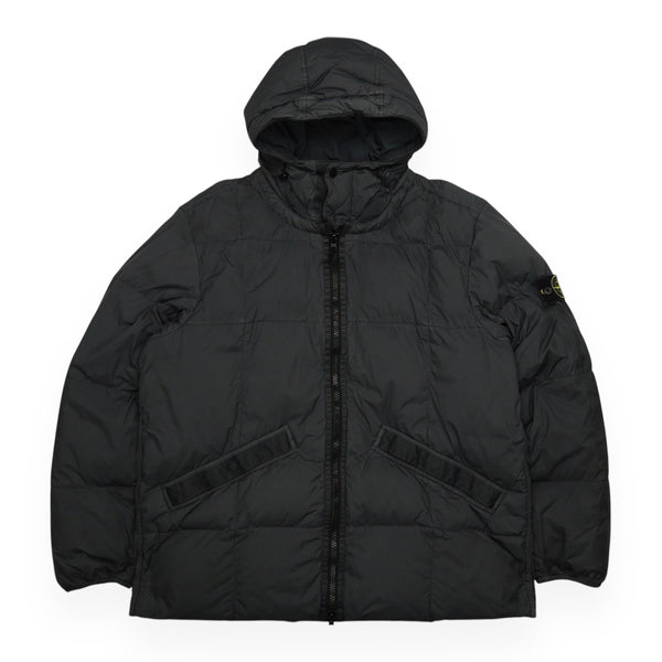 Stone Island A/W 19 Crinkle Reps Nylon Hooded Puffer Jacket
