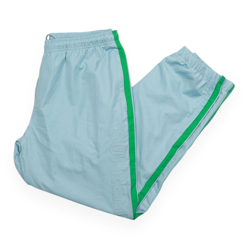 Supreme x Lacoste S/S 17 Track Pants in Blue, front
